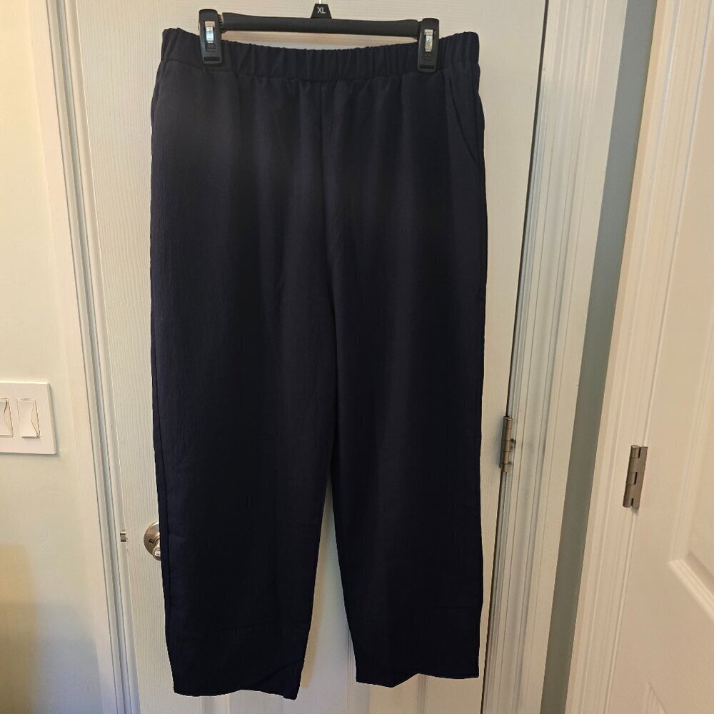 Navy Cropped Pants (#9)
